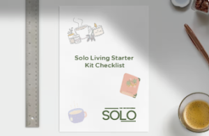 Solo Living Starter Kit Checklist cover