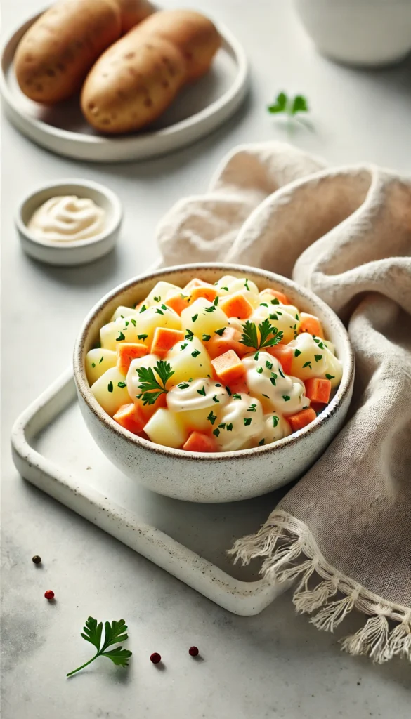 Brazilian Potato Salad - Prep meal for single person